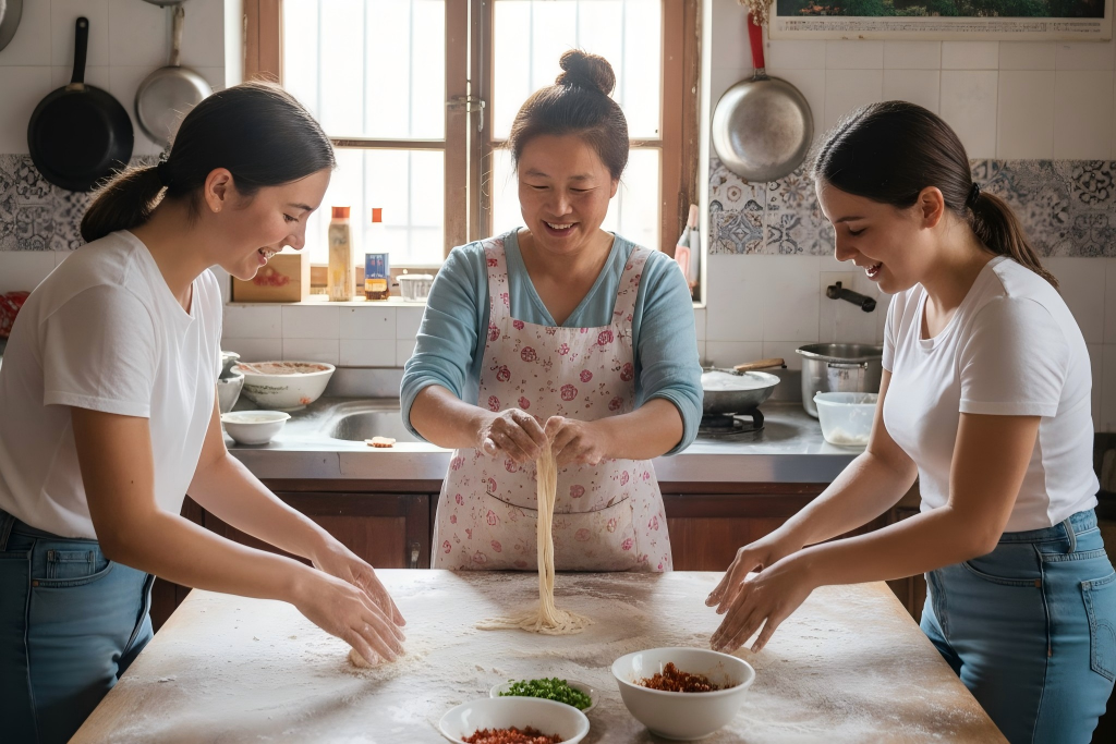 Cooking Experience with Local Family, Chinese Shadow Puppet Show, Muslim Street