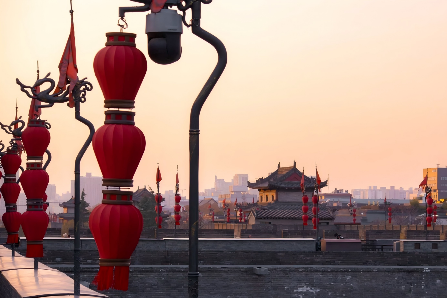 City Wall, Small Wild Goose Pagoda, Great Tang All Day Mall