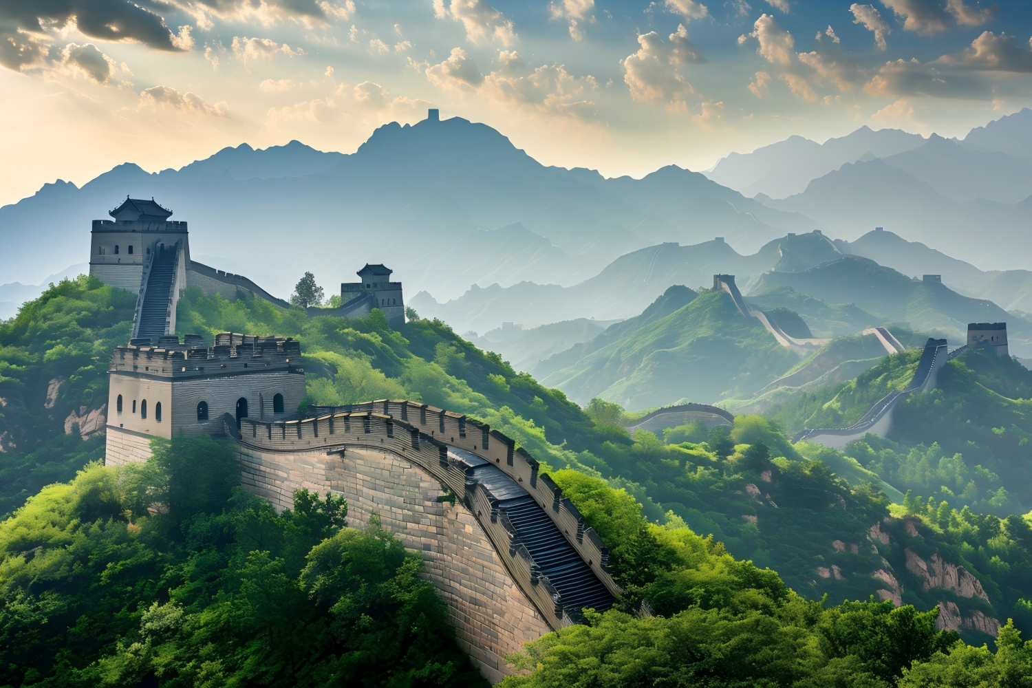 Drive to the Great Wall and Lunch