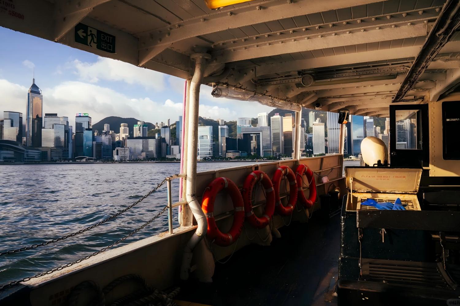 Arrival in Hong Kong